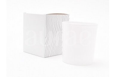 Balta kastīte ar rakstu Aurae glāzei 200 ml 1