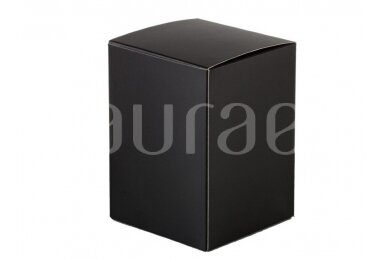 Melna kastīte "Soft touch" Aurae glāzei 290 ml 2